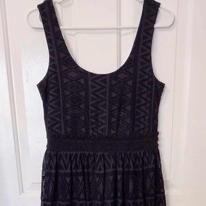 Little Black dress lace overlay.